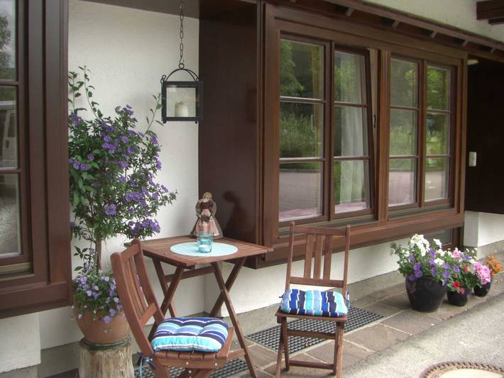 Ferienwohnung für 3 Personen, mit Garten und Ausblick sowie Balkon, kinderfreundlich im Wendelstein - 3