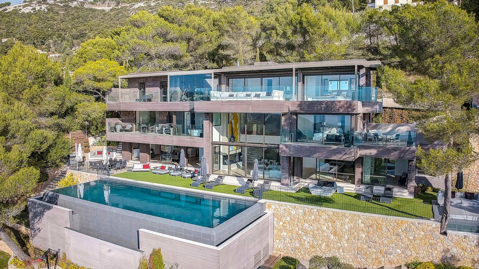 Villa pour 14 personnes avec jardin in Èze, Côte méditerranéenne (France)