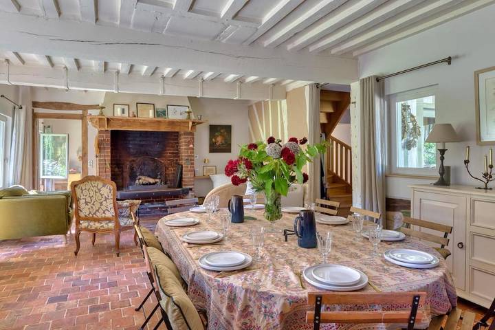 Location de vacances pour 10 personnes, avec jardin dans Saint-Wandrille-Rançon - 2