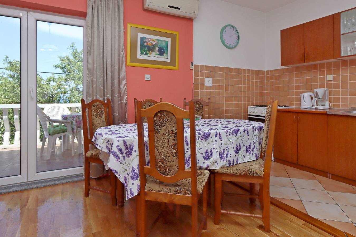 Cały apartament, Dwupokojowy apartament z tarasem i widokiem na morze Senj A-5571-b in Senj, Kvarner