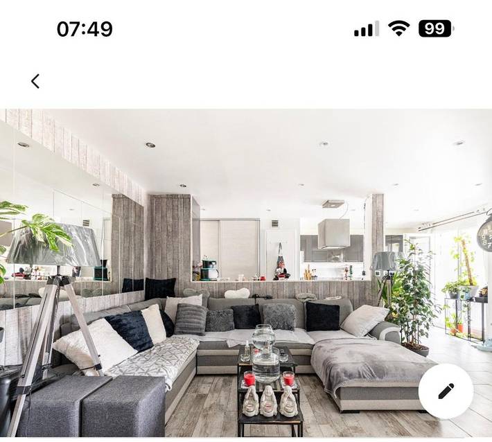 Chambre d’hôte pour 2 personnes, avec Balcon et Terrasse