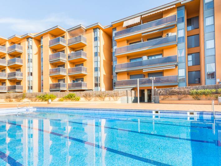 Vakantieappartement voor 6 personen, met tuin en zwembad in Lloret de Mar