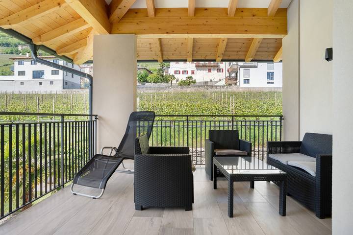 Appartement entier, Appartement 'Bacchushof Lagrein' avec vue sur les montagnes, Wi-Fi et climatisation in Termeno sulla Strada del Vino, Massif de Non