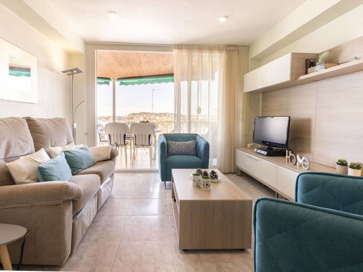 Location de vacances pour 6 personnes, avec Terrasse à Platja de la Pineda