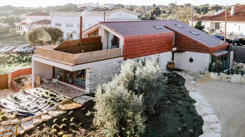 Casa de férias para 2 pessoas, com terraço e jardim em Fátima