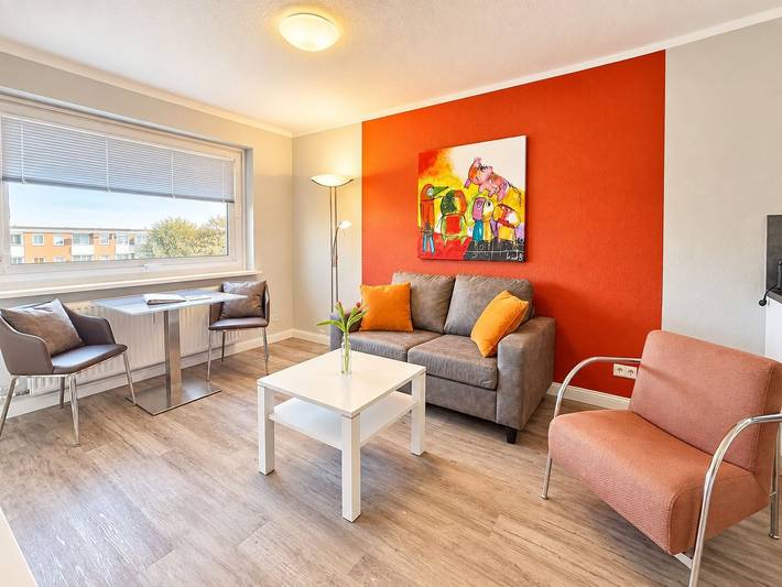 Ganze Wohnung, Komfortables Apartment mit Balkon und moderner Küche nahe Strand in Westerland in Westerland, Sylt (Gemeinde)