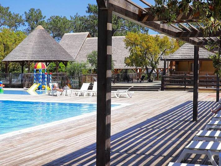 Camping San Damiano - Mobilheim 6 personen - 3 Zimmer "Déclick" 6 Pers. 32 m² ca. in Biguglia, Bastia und Umgebung