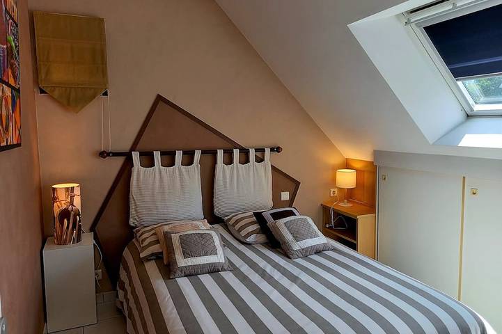 Location de vacances pour 4 personnes, avec jacuzzi ainsi que terrasse et jardin à Camoël - 2