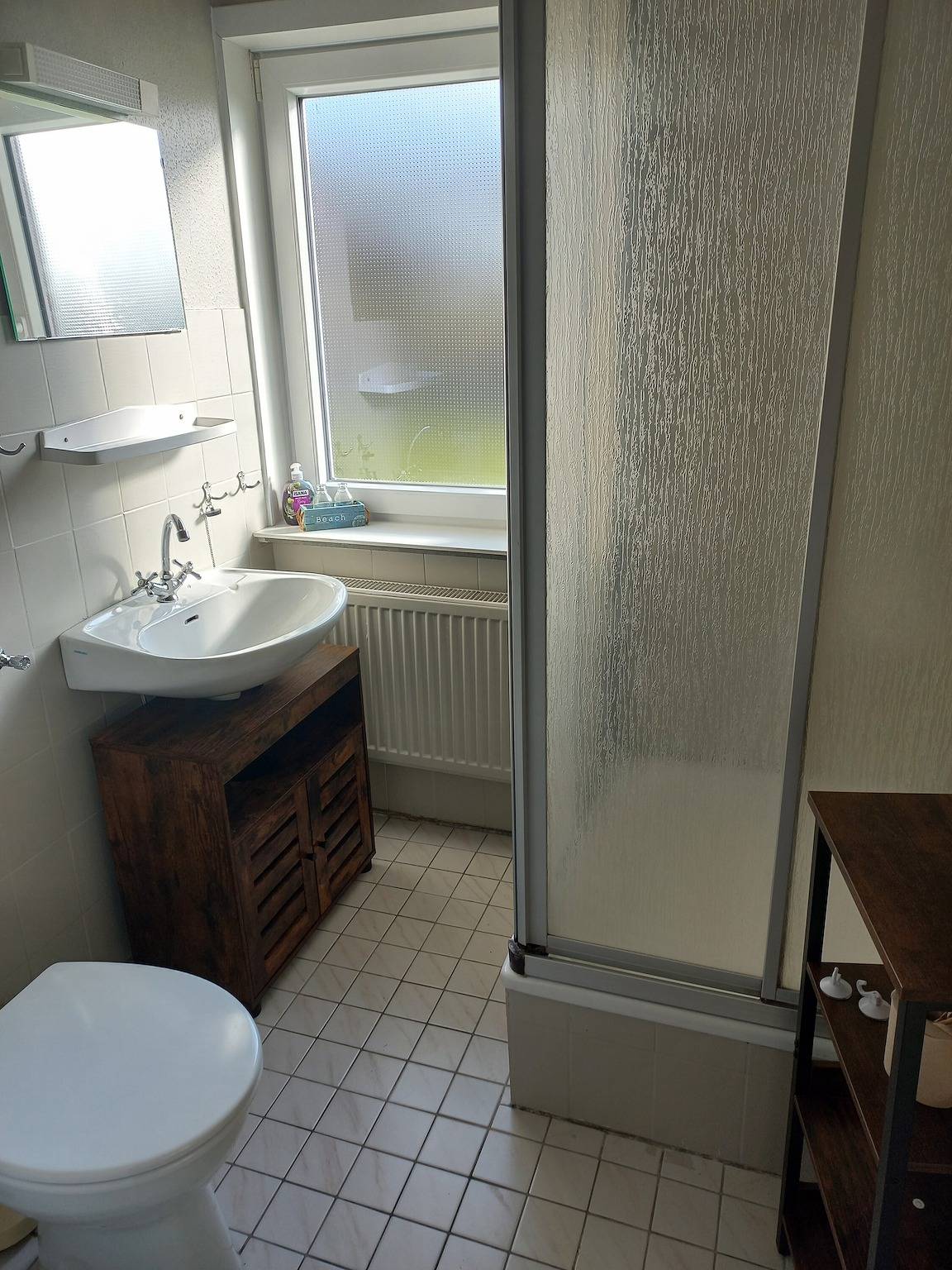 Geheel appartement, Appartement 'Ferienhof Knudsen, Seepferdchen' met gedeeld terras, tuin en wifi in Pellworm, Nordseeküste