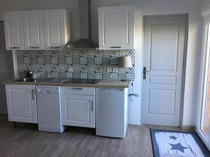 Appartement de vacances pour 3 personnes, avec jardin