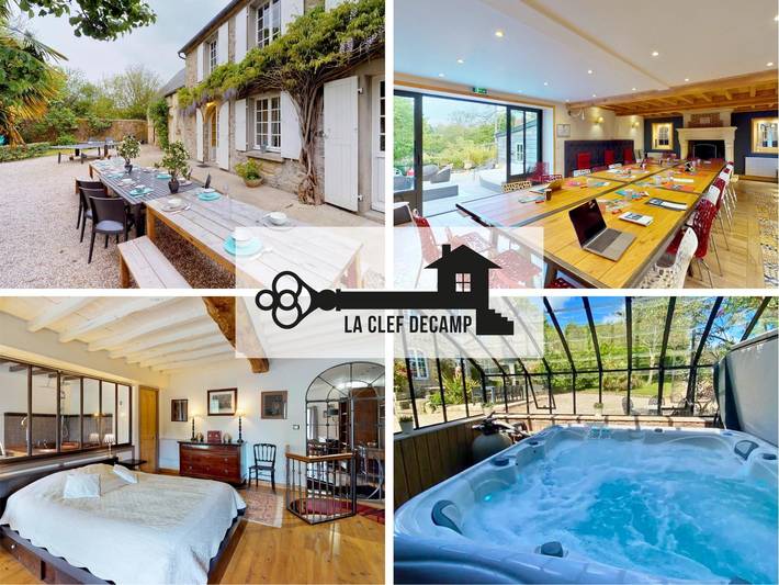 Maison de campagne pour 55 personnes, avec Balcon/Terrasse ainsi que Jardin et Sauna