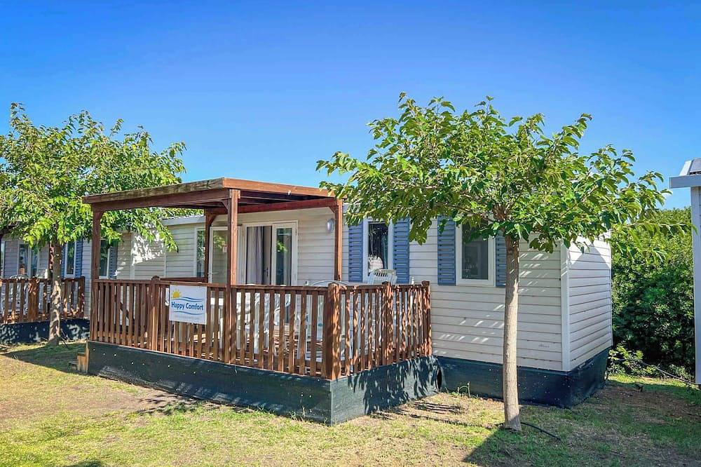 Mobilehome mit Klimaanlage und Terrasse in Rivabella, Golf von Tarent
