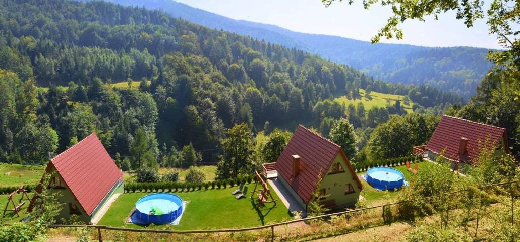 Dom dla 6 osób, z ogród i sauna oraz basen i jacuzzi, Dla rodziny w Rzyki