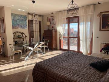 Gîte pour 6 personnes, avec vue et balcon à Mosciano Sant'Angelo