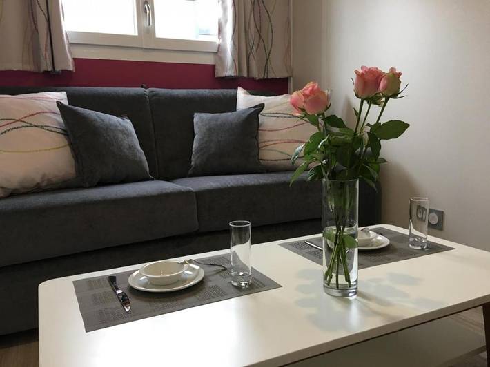 Location de vacances pour 4 personnes, avec terrasse à Lhommaizé