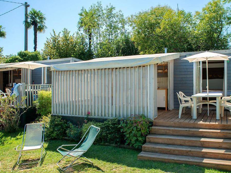 Weekend Glamping Resort - Mobilheim 5 personen - Cleveres Häuschen in San Felice del Benaco, Gardasee-Berge
