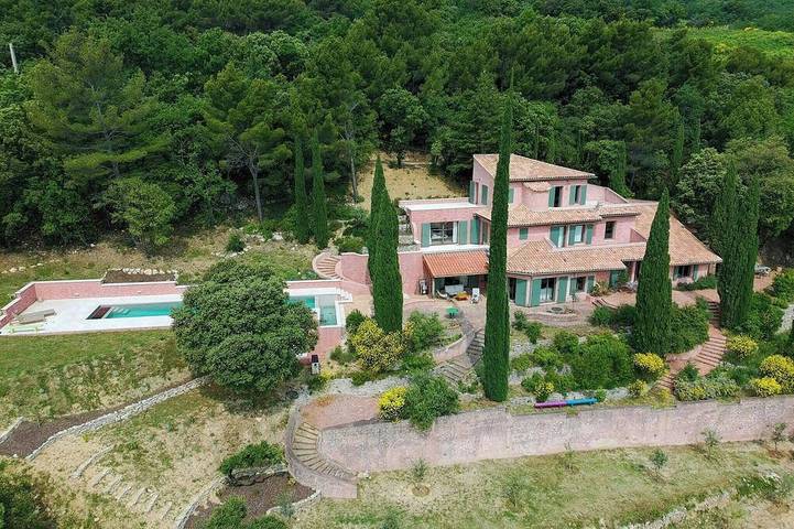 Maison de vacances pour 11 personnes, avec Balcon ainsi que Jardin et Piscine