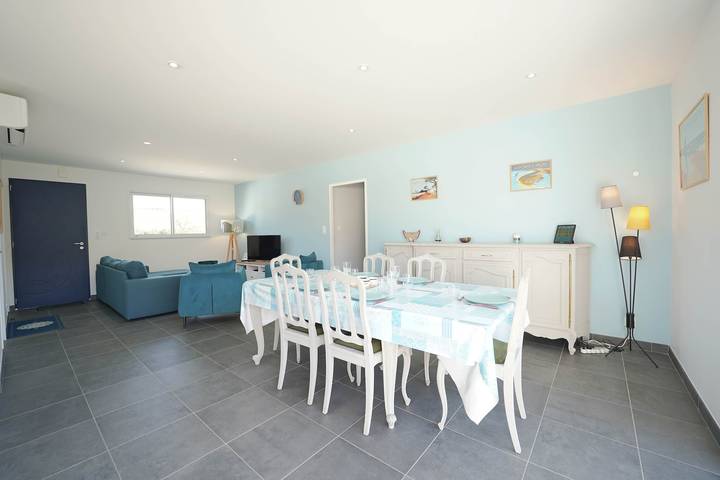 Maison de vacances pour 6 personnes, avec terrasse et jardin à Longeville-sur-Mer