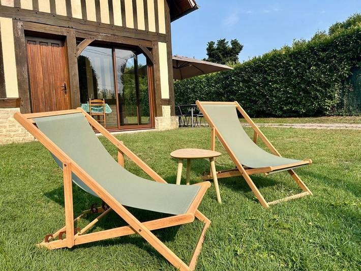 Location de vacances pour 4 personnes, avec jardin et terrasse à Bonneville-sur-Touques