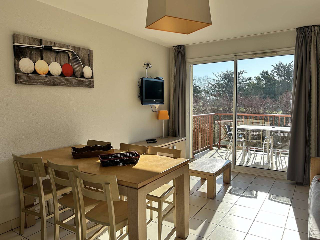 Appartement de vacances entier, Duplex 6 pers avec piscine collective et vue golf à Fréhel | in Fréhel, Région de Dinan