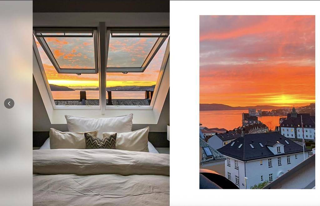 Ganze Wohnung, Bergenhus-Wohnung im historischen Sandviken in Bergenhus, Bergen