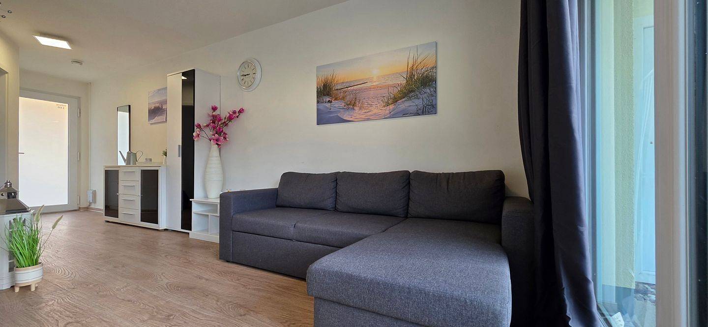 Ganze Wohnung, 2-Zi.-Fewo für 3 Pers. im Eg und Gartenanteil (ca. 30 m²) in Gelbensande, Rostock und Umgebung