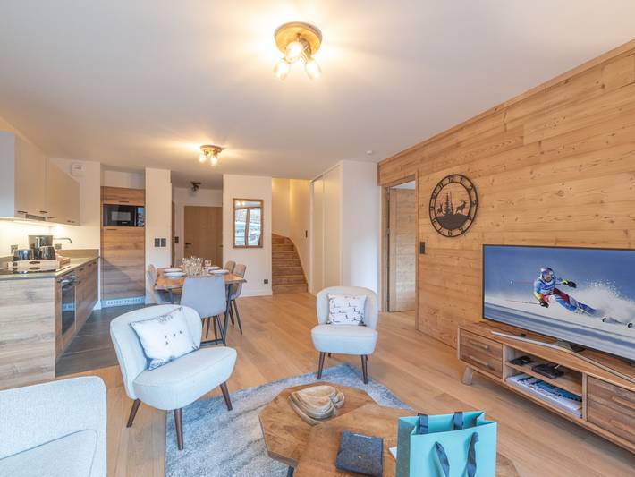 Chalet pour 6 personnes, avec balcon à Huez - 2