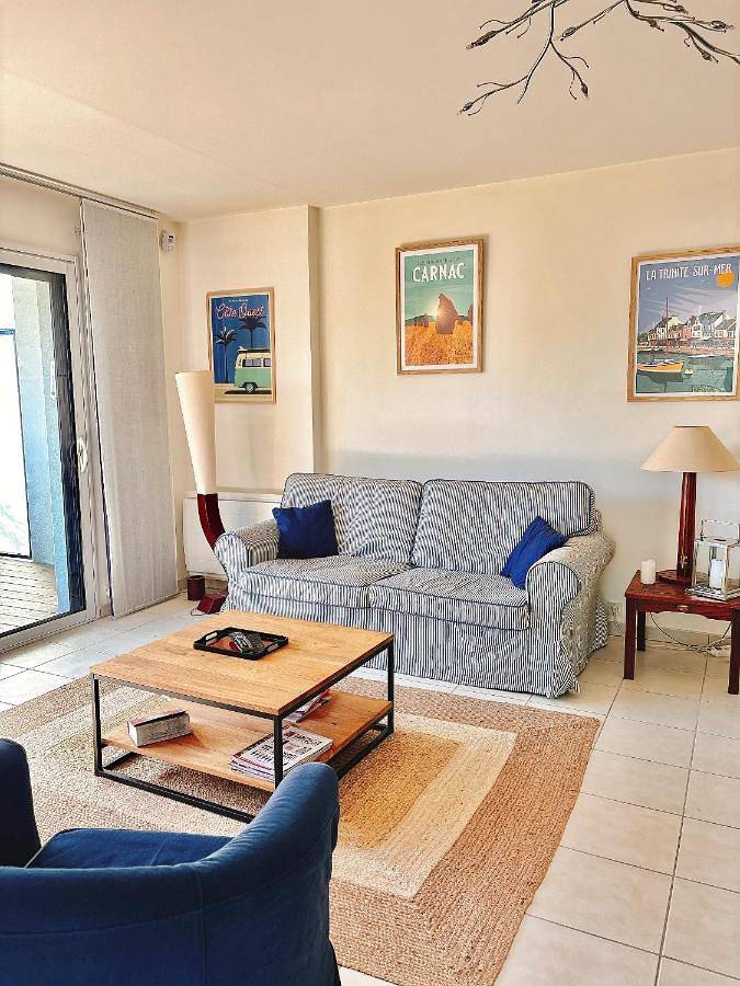 Gîte pour 4 personnes, avec jardin dans Casino de Carnac