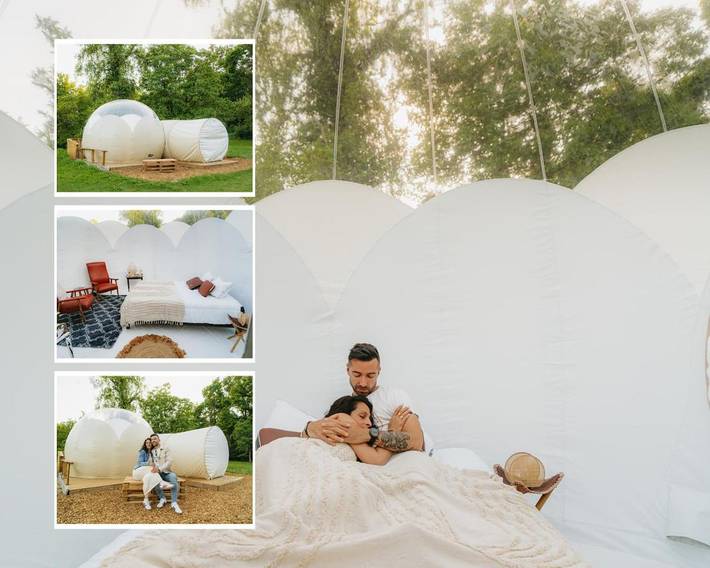 Tent in Ballay, Ardennes