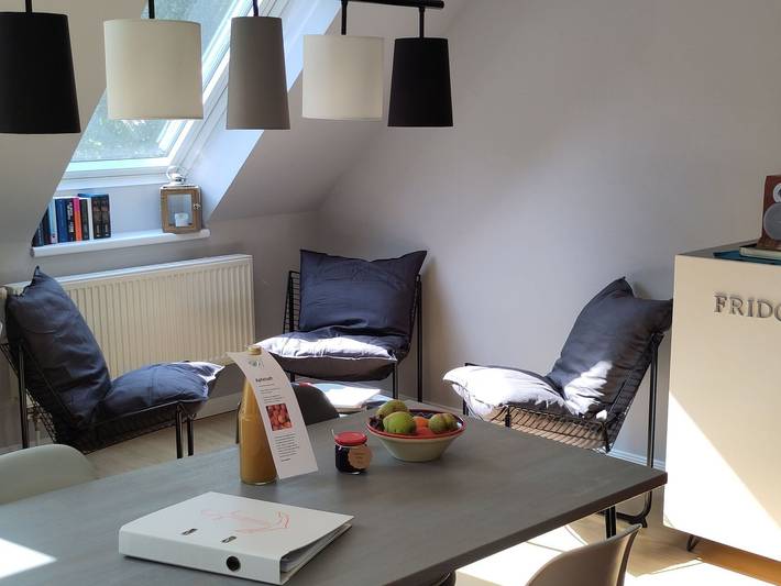 Ferienwohnung mit Meerblick für 4 Personen, mit Balkon