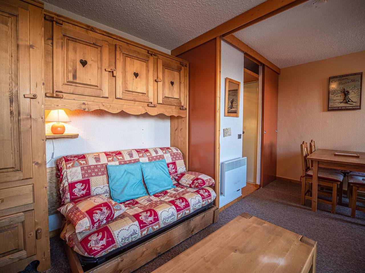 Studio entier, Studio cosy à 80m des remontées et 100m des commerces à Valmorel in Valmorel, Les Avanchers-Valmorel