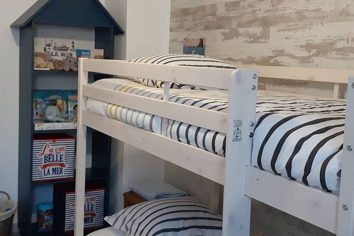 Ganze Wohnung, \"L'Escapade Marine\", 2 bedrooms, 4 pers, free secure parking with badge, 8 mn from the beach in Le Portel, Boulogne-sur-Mer und Umgebung