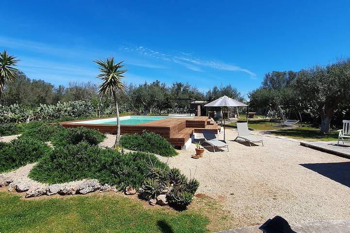 Ferienhaus mit Garten und exklusivem Pool in Salento, Otranto, Lecce in Corigliano d'Otranto, Lecce Provinz
