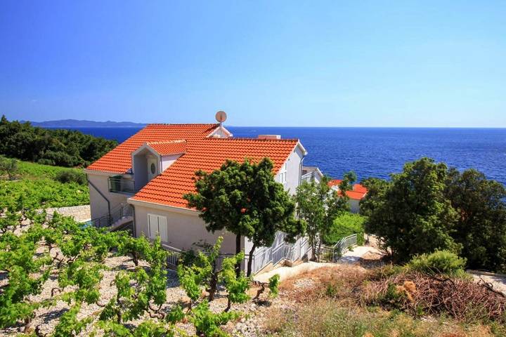 Ferienwohnung für 4 Personen, mit Pool und Terrasse sowie Ausblick - 1
