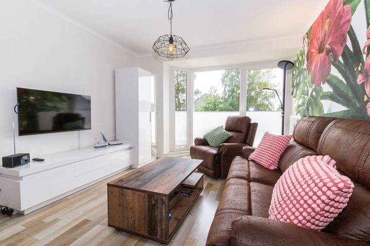 Ferienwohnung für 4 Personen, mit Balkon und Garten