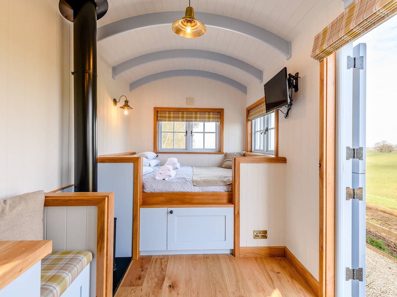 Spire View Hut in Wiltshire