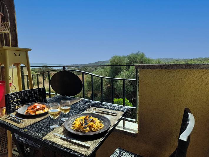 Holiday rental for 4 people, with balcony and view in Olbia