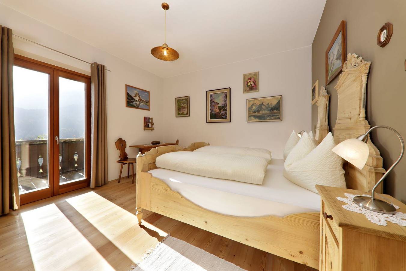 Ganze Wohnung, Ferienwohnung "Mooskofel" auf dem Baumannhof mit Wlan & Balkon in Gfrill - Caprile, Tisens