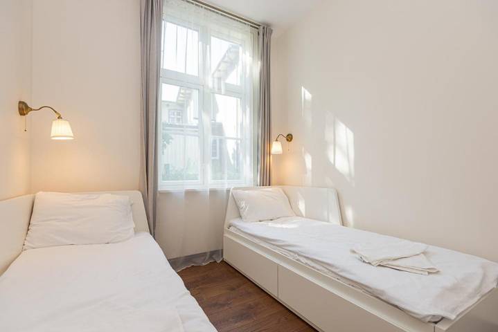 Ferienwohnung für 6 Personen, mit Balkon und Terrasse sowie Garten und Ausblick in Kurische Nehrung - 4