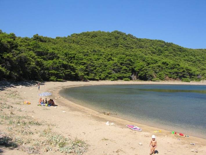 Ganze Wohnung, Ferienwohnung in Saplunara mit Meerblick, Terrasse, Klimaanlage, W-Lan (5197-5) in Mala Saplunara, Mljet