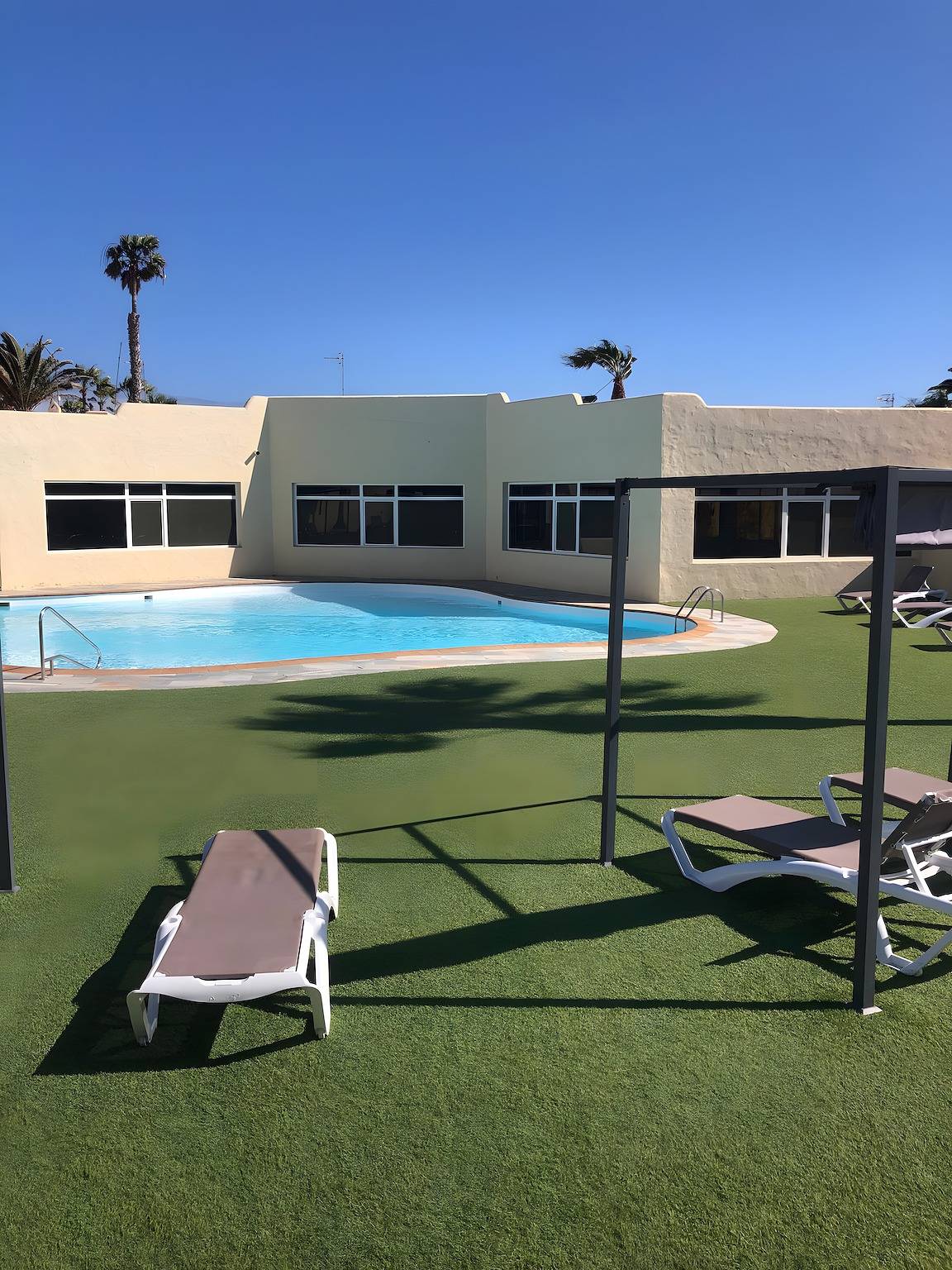 Ferienhaus 'Casa Del Mar' mit Gemeinschaftspool, privatem Garten und Wlan in Südliche Bucht Costa Calma, Pájara