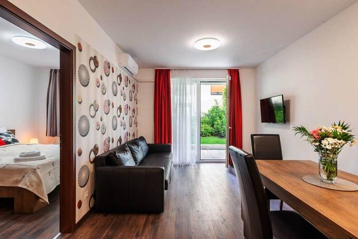 Apartahotel para 2 personas, con terraza en Budapest