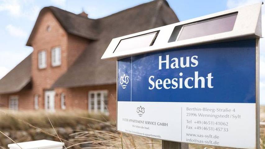 Ferienhaus mit Meerblick für 8 Personen, mit Garten und Terrasse sowie Sauna in Hörnum - 3