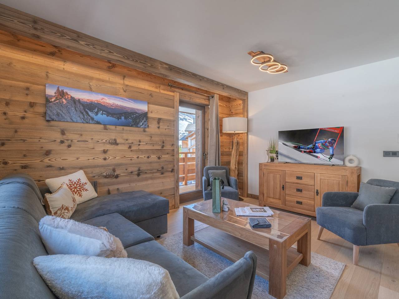 Appartement entier, Élégant appartement retour skis aux pieds - 6 pers. in Huez, Parc national des Écrins