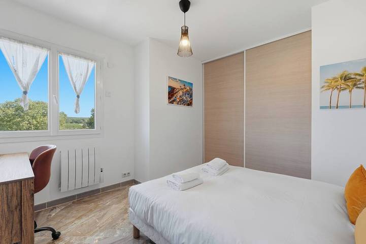 Ganze Wohnung, Le Solévin · Vue vignes & Pic Saint-Loup - 4p in Jacou, Mittelmeerküste (Frankreich)