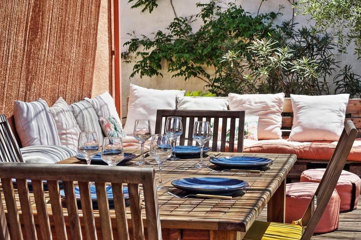 Maison de vacances pour 6 personnes, avec piscine et jardin