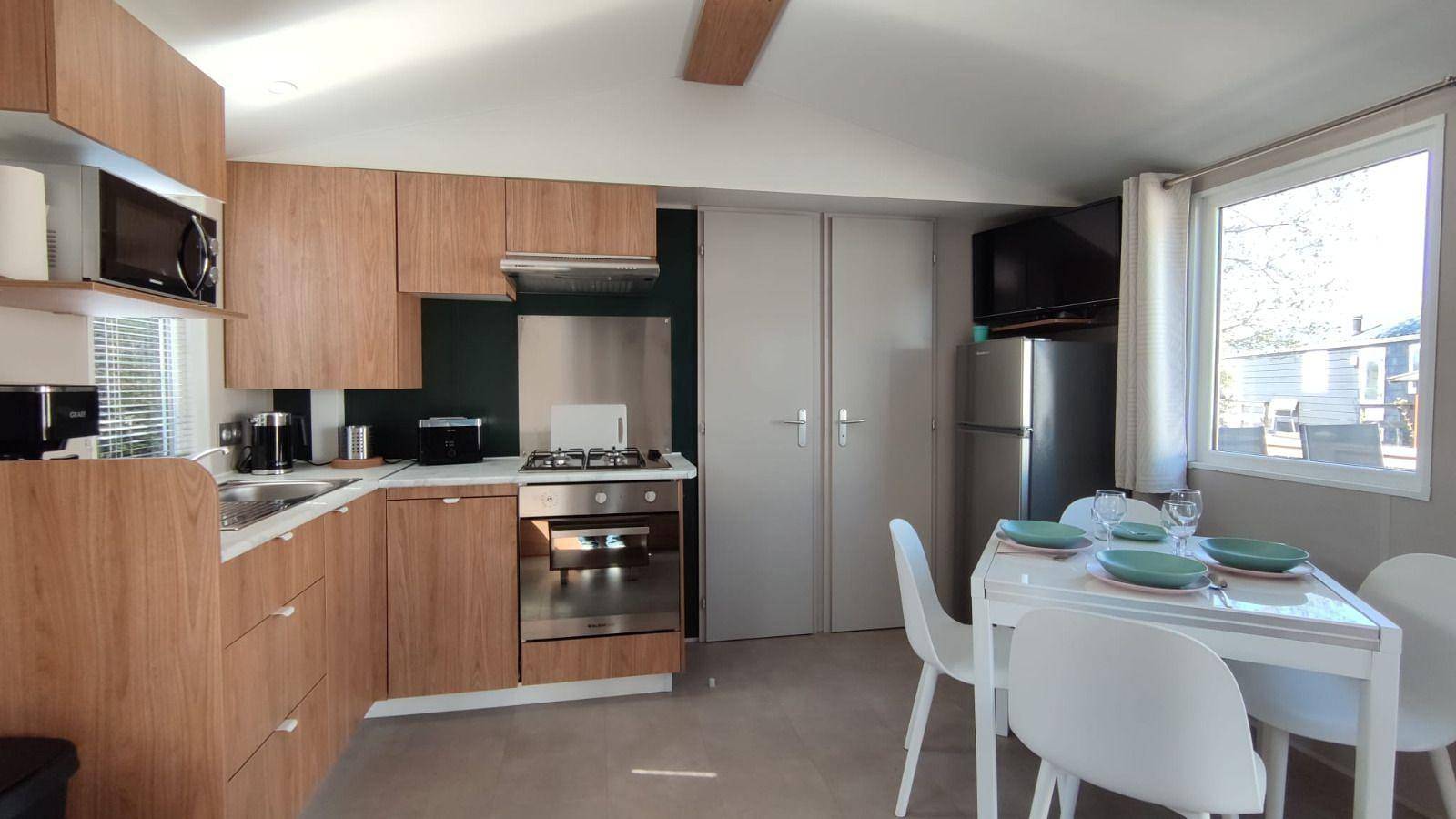 Ganze Ferienwohnung, Mobilheim Herz Lauwersoog - Chalet Pampusplaat 03 in Lauwersmeer, Niederländische Nordsee