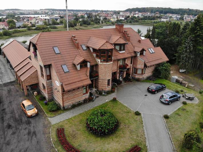 Apartament wakacyjny dla 5 osób, z Balkon i Taras oraz Ogród i Widok na jezioro w Kartuzy
