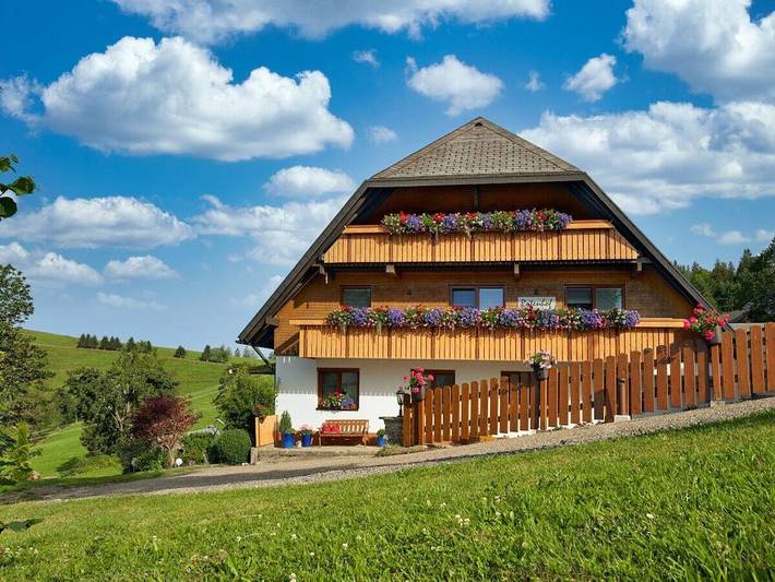Bauernhof für 4 Personen, mit Balkon und Garten sowie Ausblick in Münstertal
