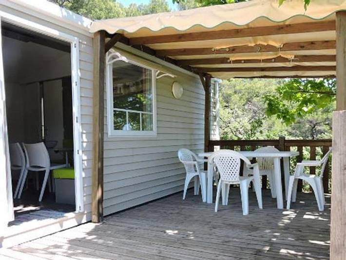 Mobil home pour 6 personnes, avec bassin pour enfant à Venterol - 3